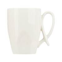 Чайная пара с бамбуковым блюдцем "Deny", белый