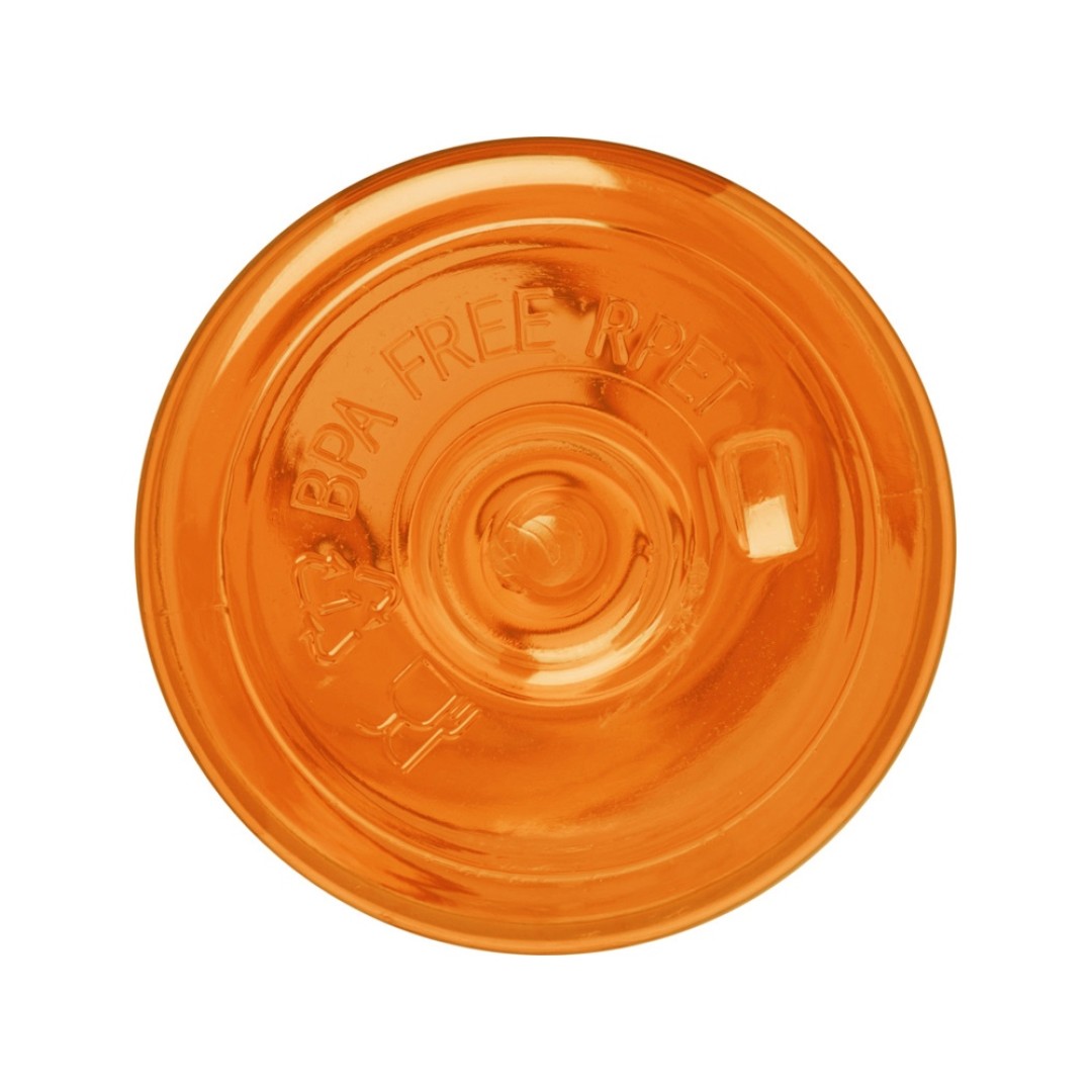 Бутылка для воды Sky из переработанной пластмассы объемом 650 мл - Оранжевый