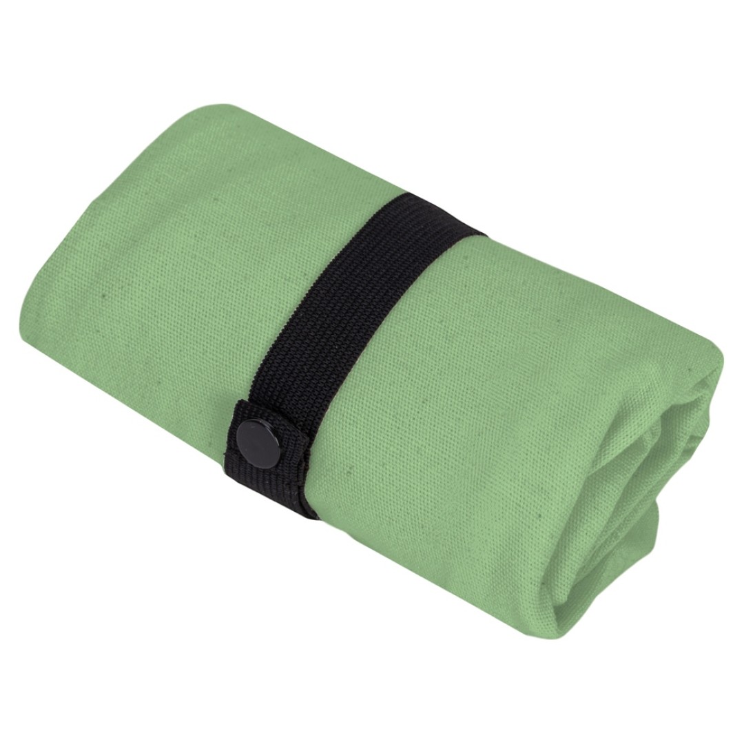 Сумка Fixy из переработанного хлопка с фиксирующей эластичной лентой, зеленое яблоко