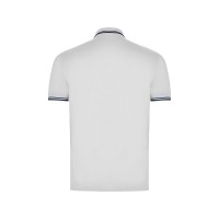 Рубашка поло "Montreal" мужская, белый/нэйви