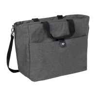 Сумка-холодильник Fabrizio со штопором, серый/черный