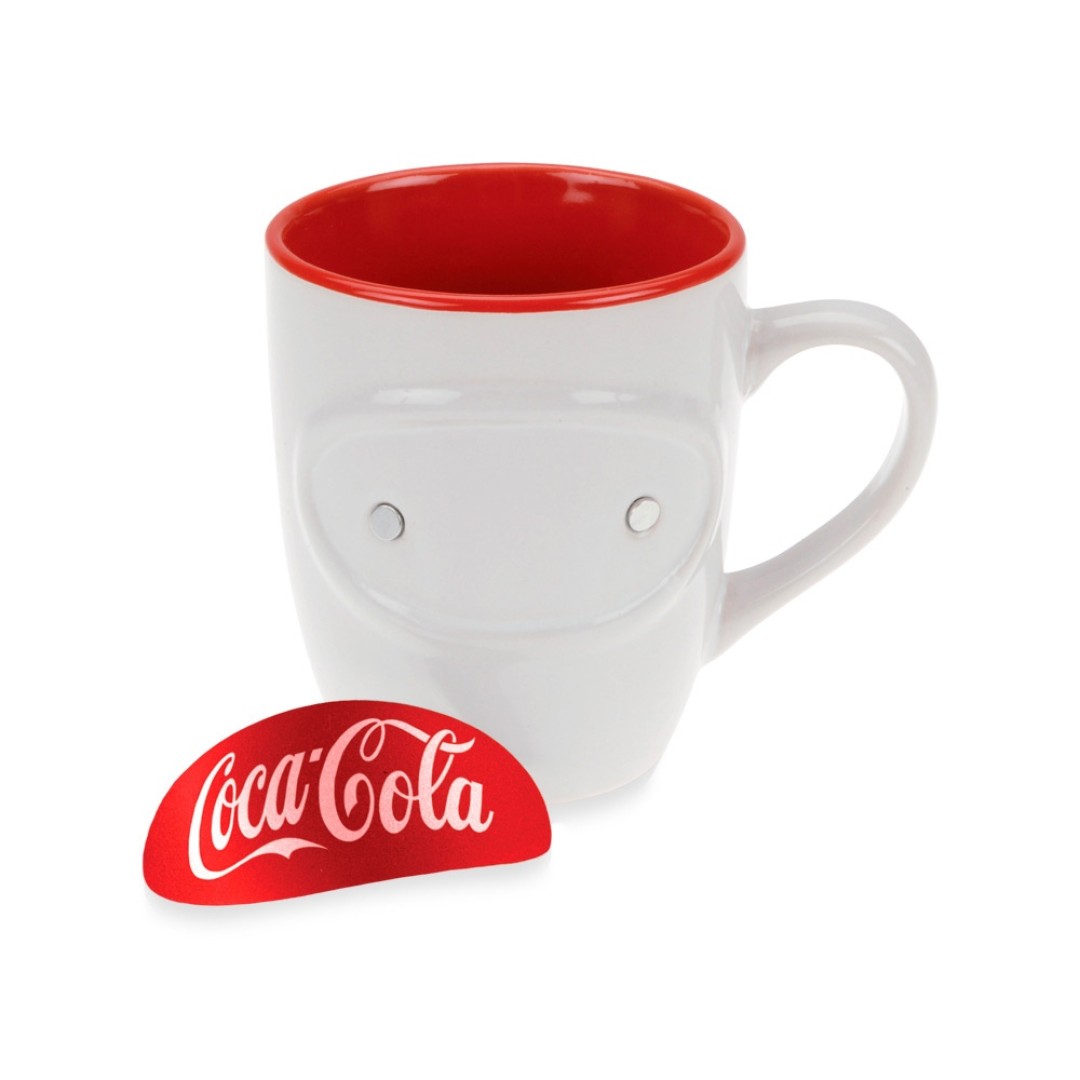 Кружка "Пинт", белый/красный