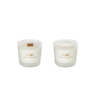 Набор для создания 2-х ароматических свечей: амбра и табак/маракуйя, сандал и пачули