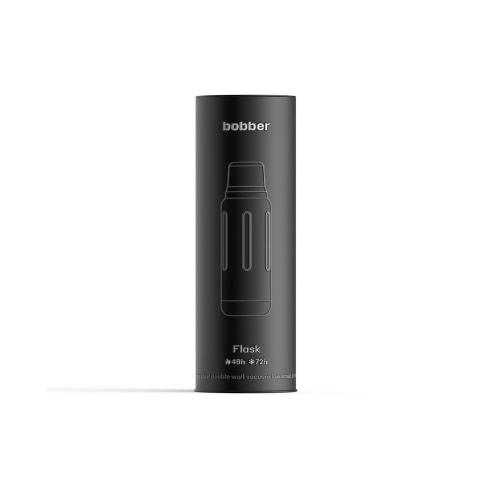 Термос для напитков, вакуумный, бытовой, тм "bobber". Объем 1 литр. Артикул Flask-1000 Glossy