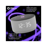 Умная колонка Яндекс Станция Мини 3 с Алисой на YaGPT серая, 12 Вт (YNDX-00027GRY)
