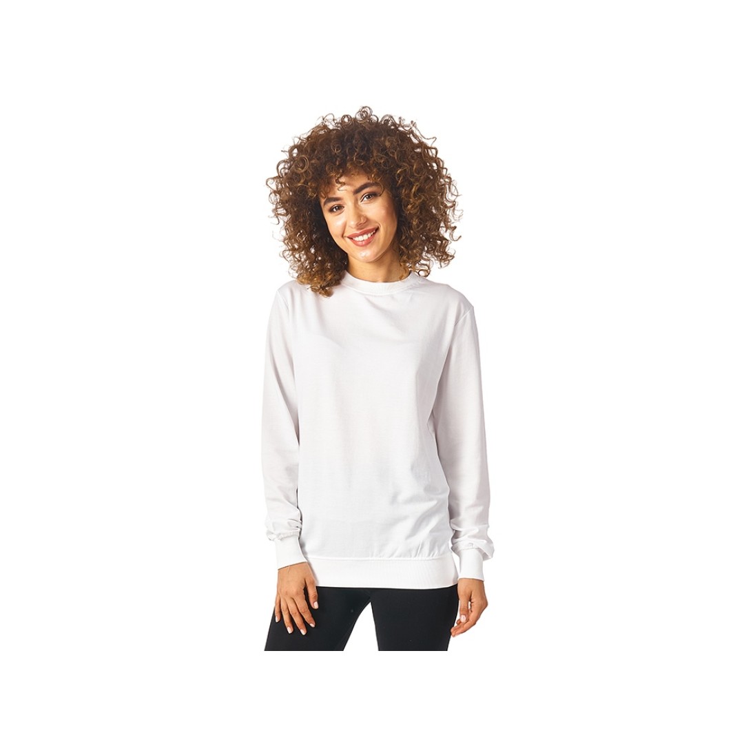 Свитшот «Warsaw» 220гр, унисекс, белый