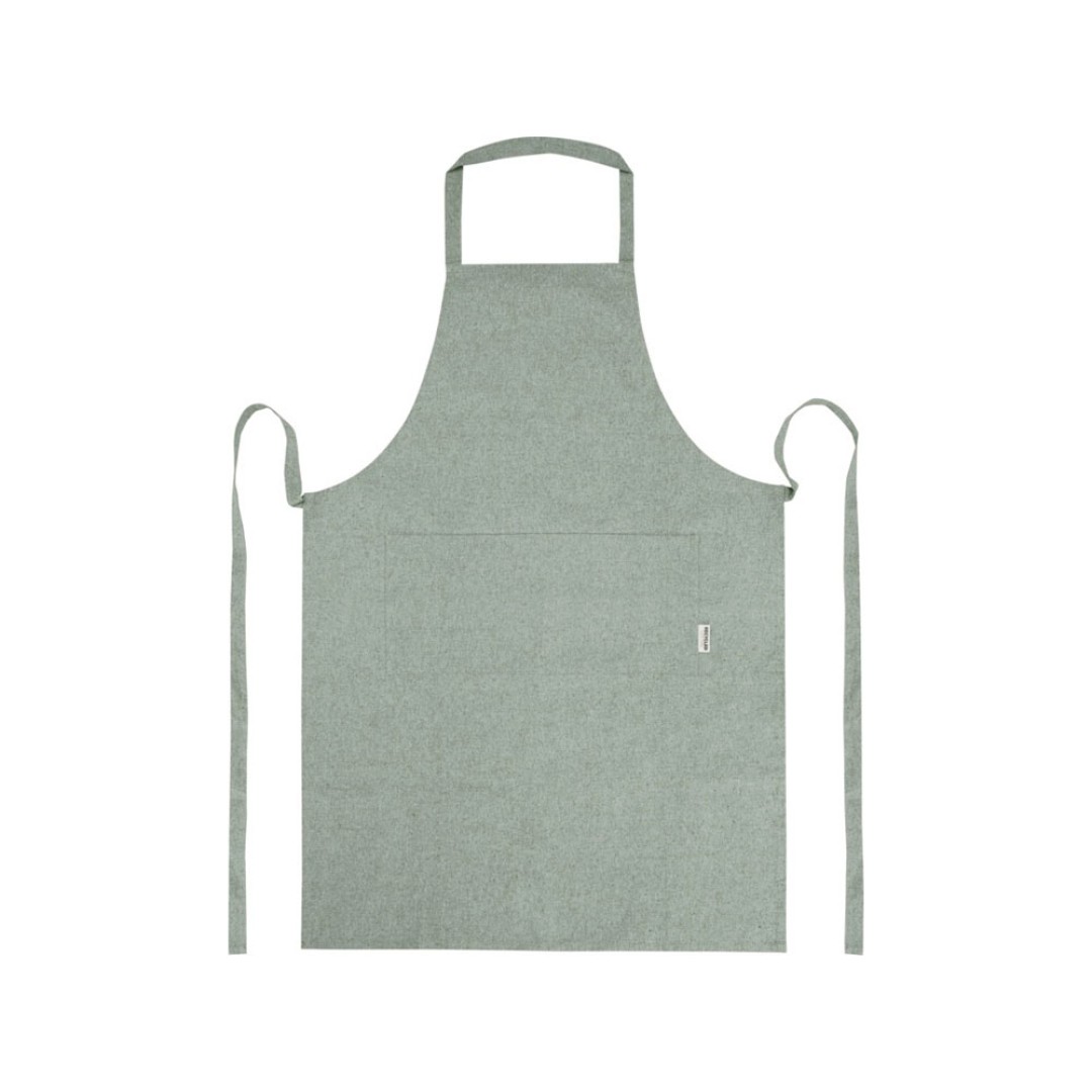 Pheebs 200 g/m2 recycled cotton apron, зеленый яркий