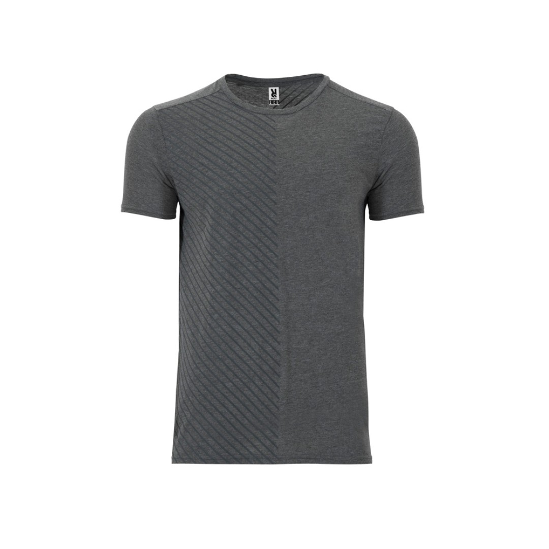 Футболка "Baku" мужская, меланжевый эбеновый