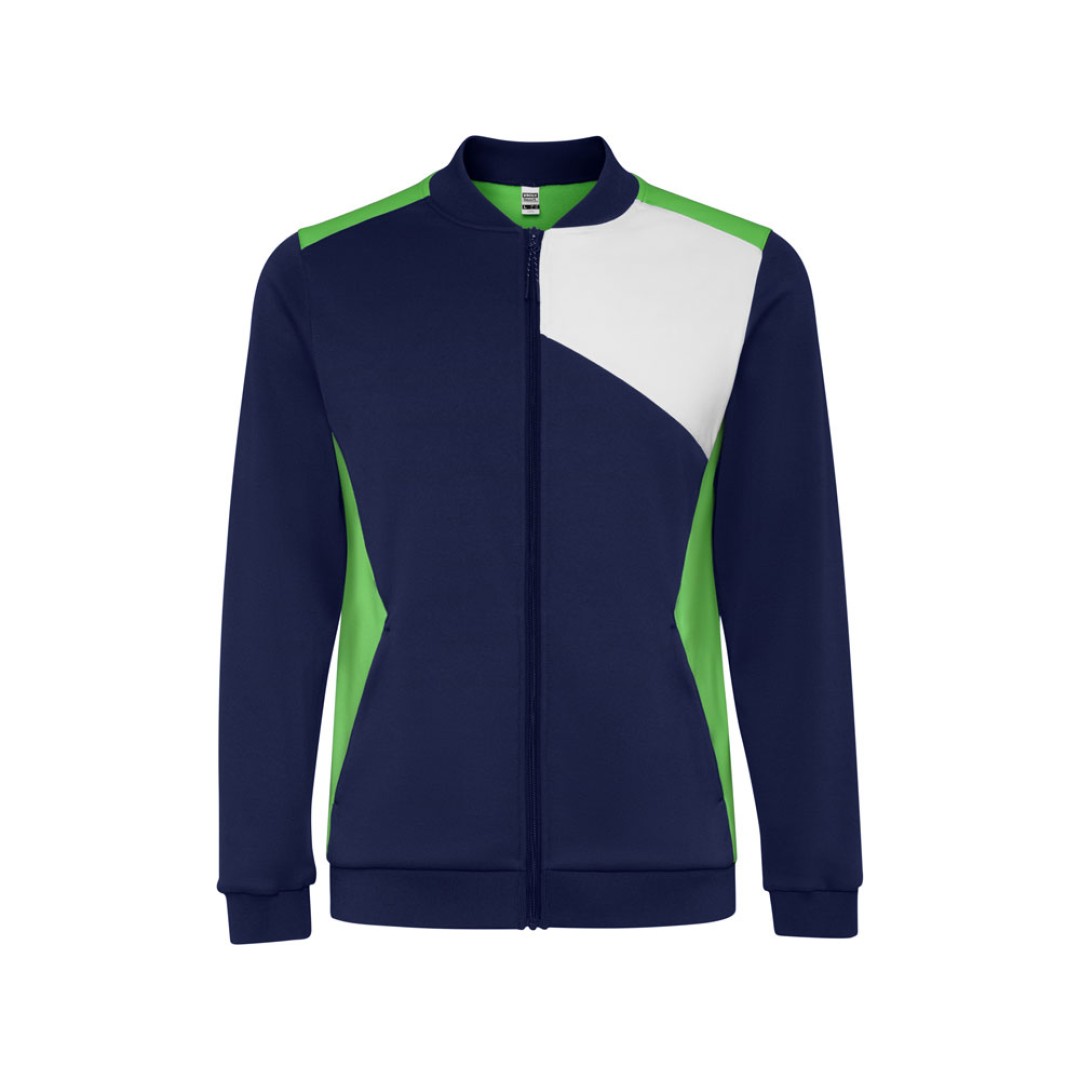 Спортивная куртка «Leros» унисекс, папоротниковый/синий нэйви