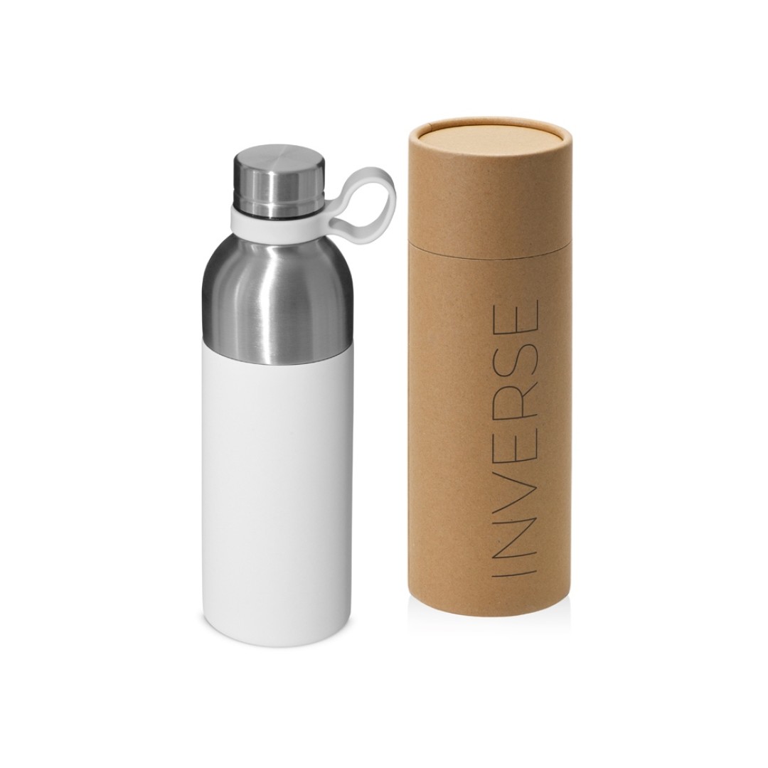 Универсальная составная термобутылка "Inverse", 550 мл, белый