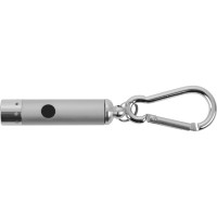 Брелок-фонарик "Карабин", серебристый