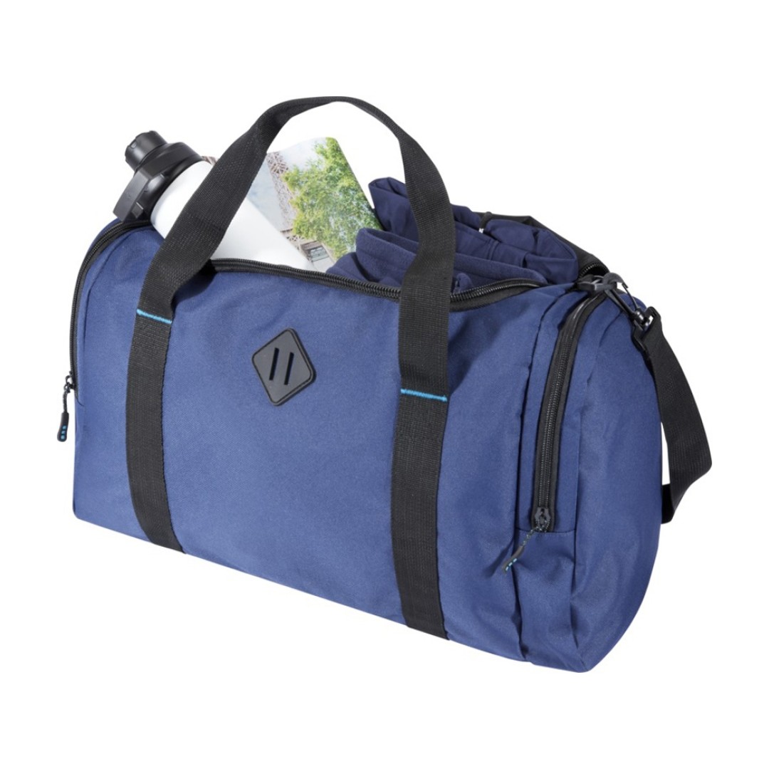 Спортивная сумка Repreve Ocean 35 л из ПЭТ-пластика, соответствующего стандарту GRS, темно-синий