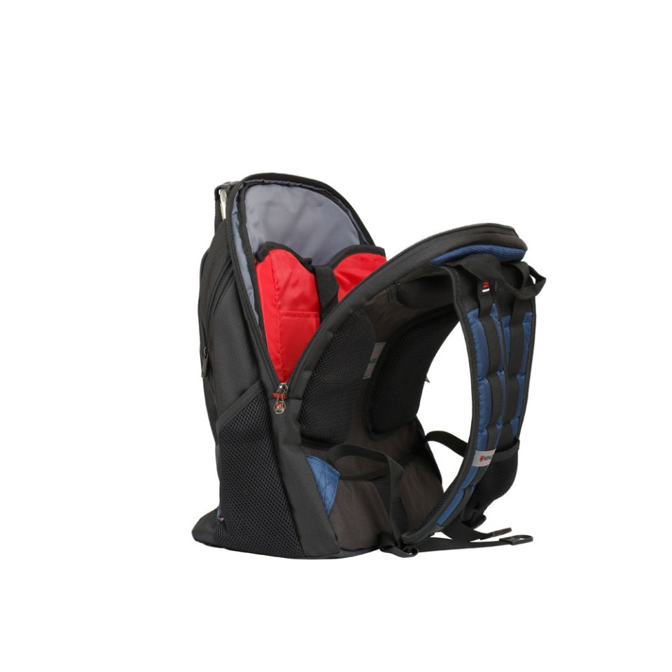 Рюкзак Ibex WENGER 17", черный/синий, полиэстер/ПВХ, 37 x 26 x 47 см, 23 л