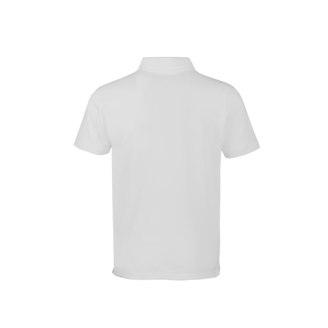 Поло с эластаном «Chicago», 200гр пике, белый