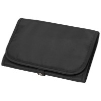 Несессер для путешествий со съемной косметичкой "Flat", черный