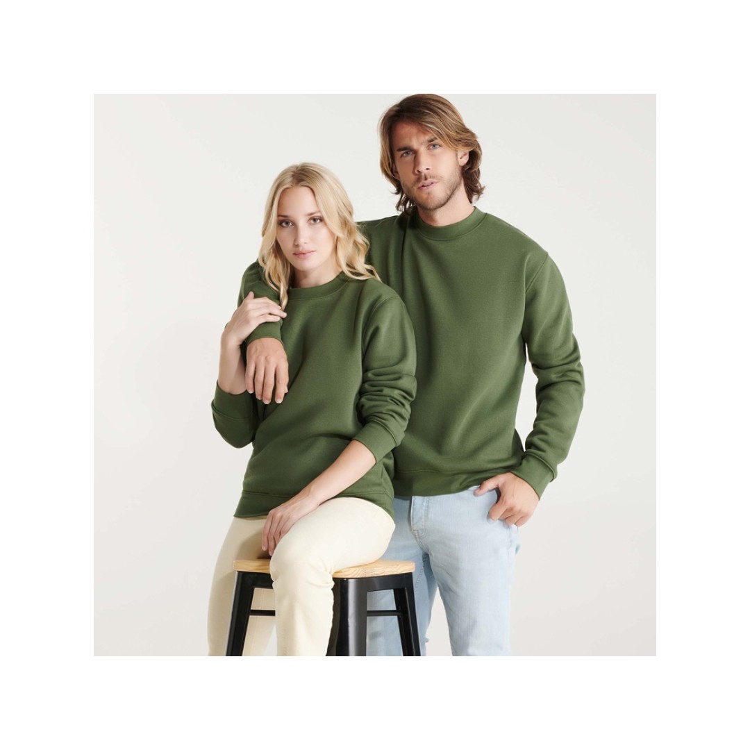 Свитшот с начесом "Clasica" унисекс, хаки