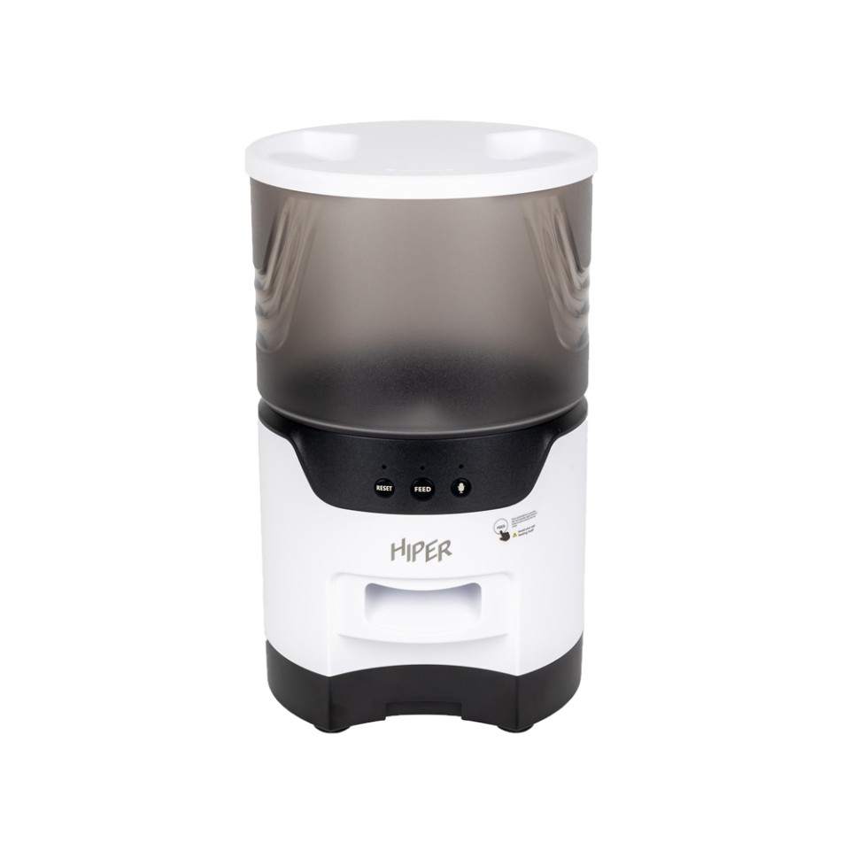 Умная Wi-Fi кормушка «IoT Pet Feeder», 3000 мл, белый/черный