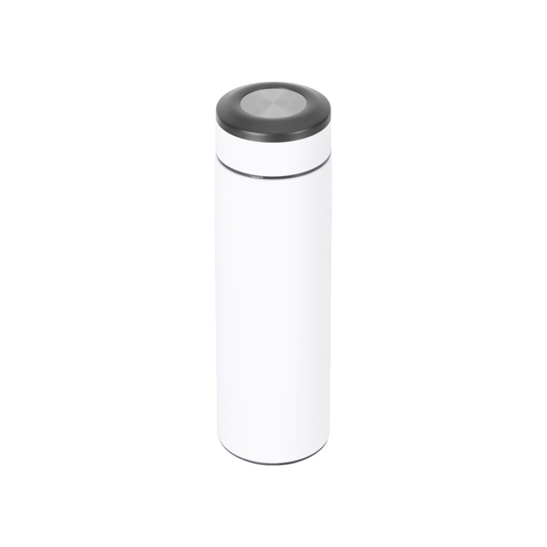 Вакуумный термос "Vacuum Flask C1", soft touch, 420мл, белый