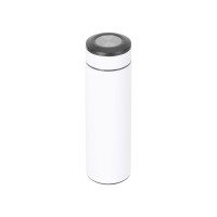 Вакуумный термос "Vacuum Flask C1", soft touch, 420мл, белый