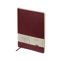 Ежедневник недатированный B5 "Megapolis Flex" (бордовый) (Р)