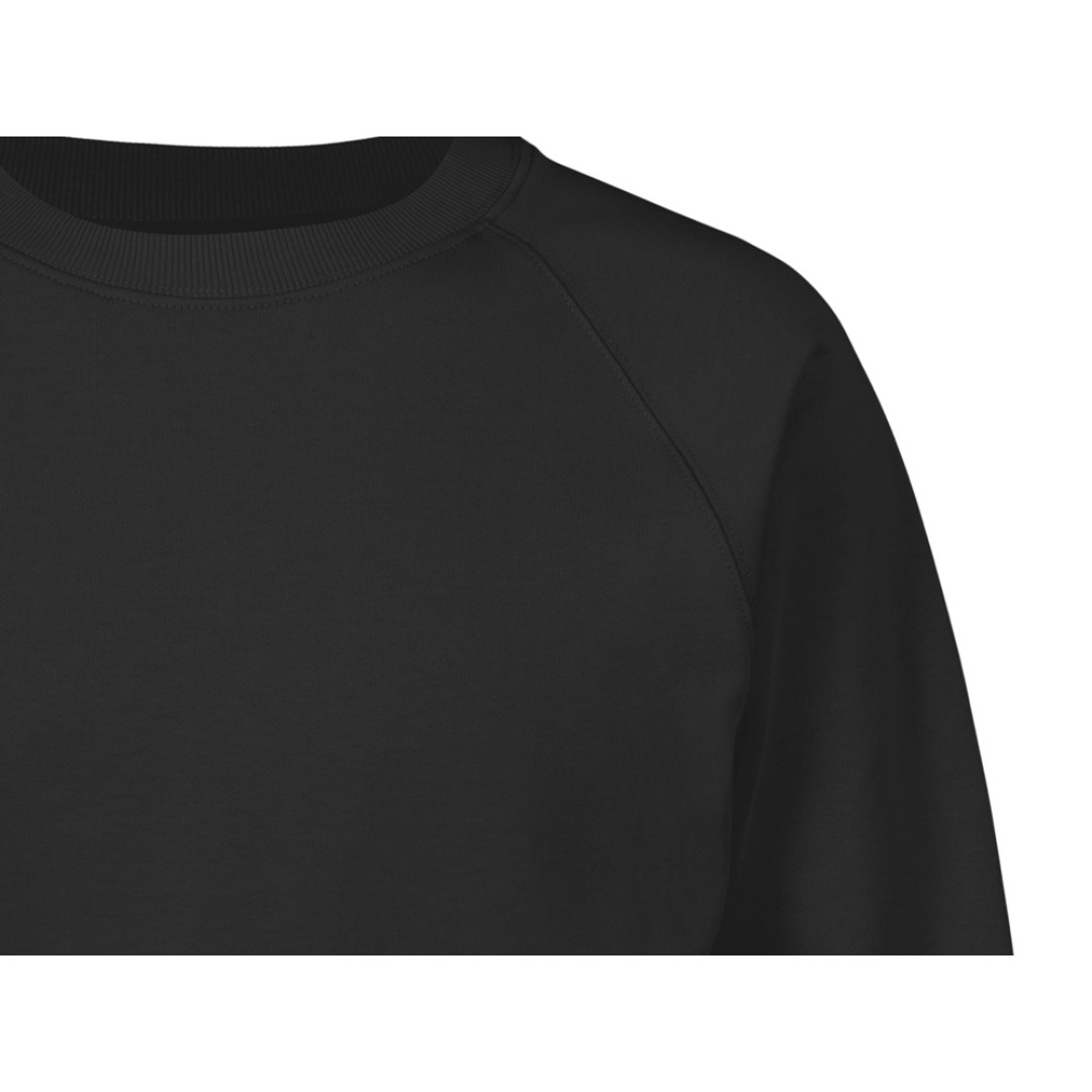 Свитшот оверсайз с рукавом реглан «Belgrade», унисекс, черный