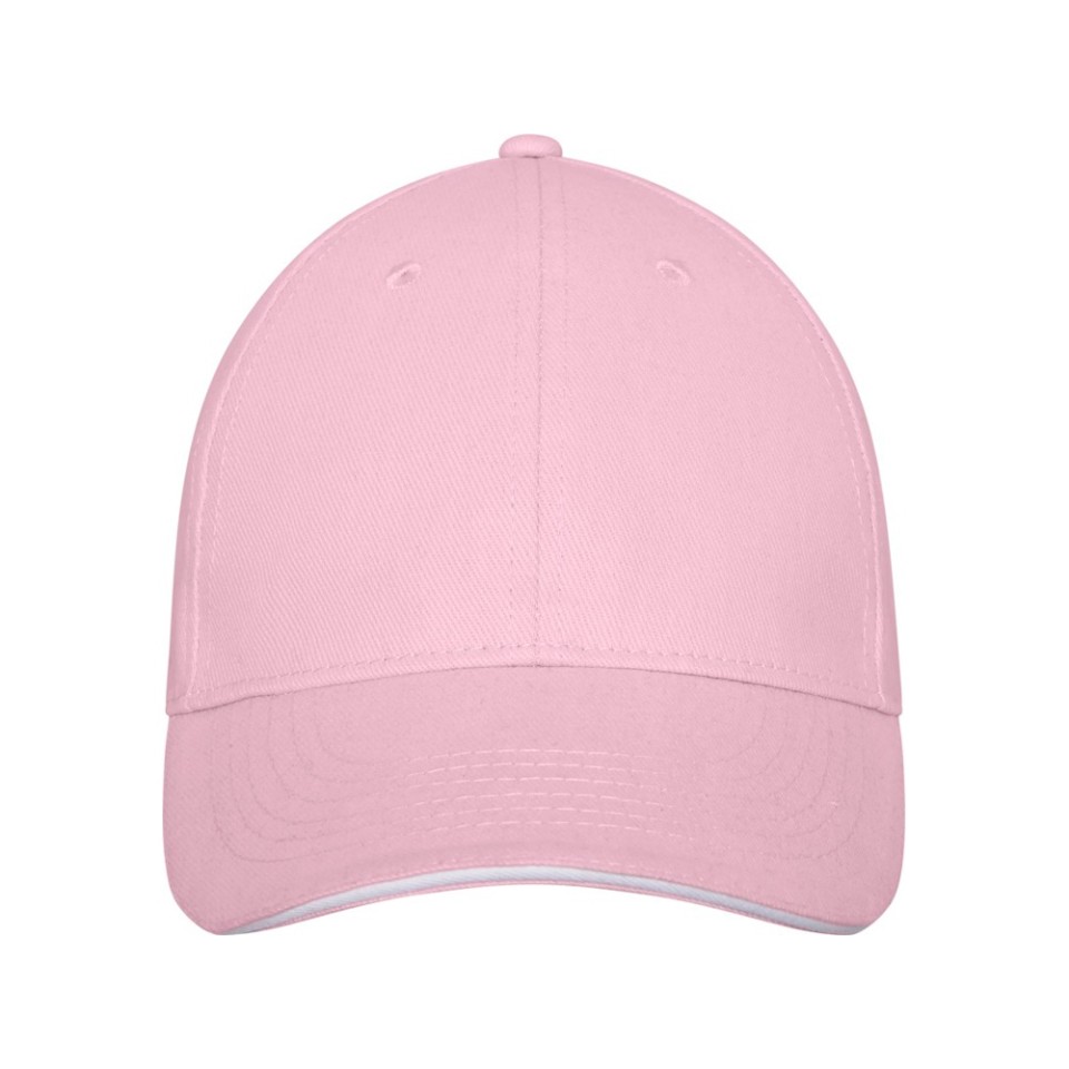 Бейсболка Darton, 6 панелей, light pink