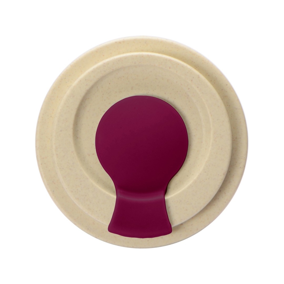 Стакан из пшеничного волокна «Flava», burgundy