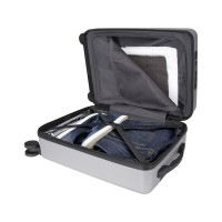 Rover Pro 20-дюймовый чемодан на колесах из материалов, переработанных согласно стандарту GRS, объемом 40 л - Серебряный