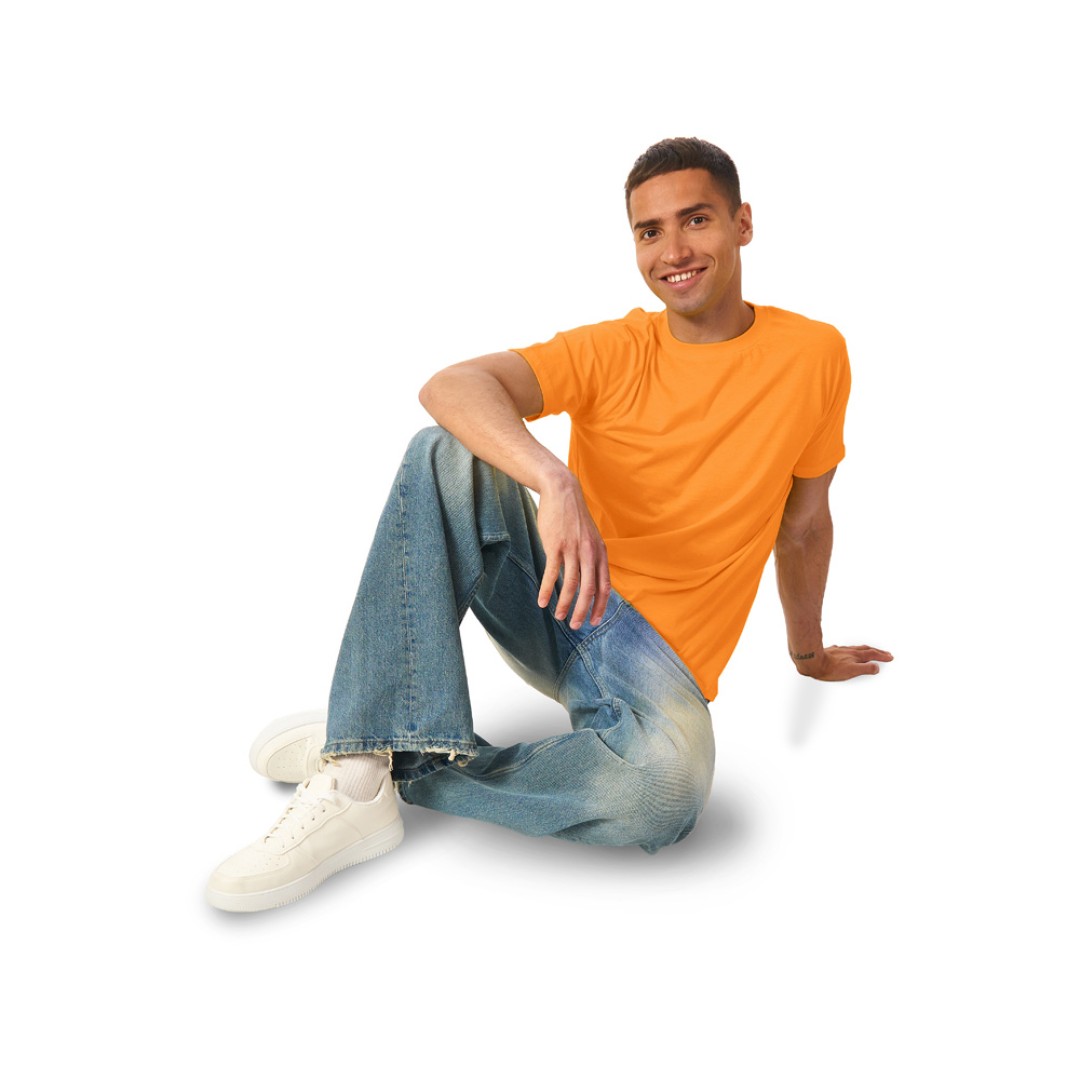 Футболка "Super club" мужская, оранжевый