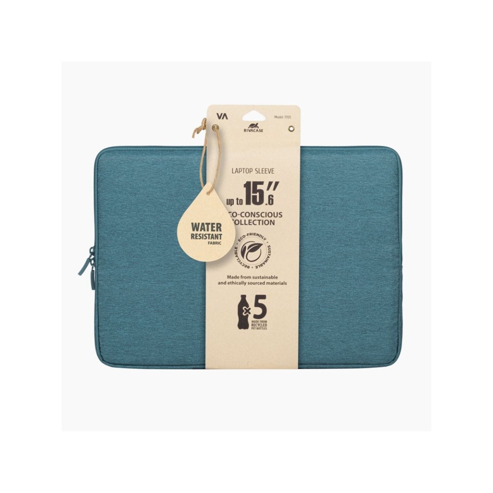 RIVACASE 7705 aquamarine ECO чехол для ноутбука 15.6" / 12