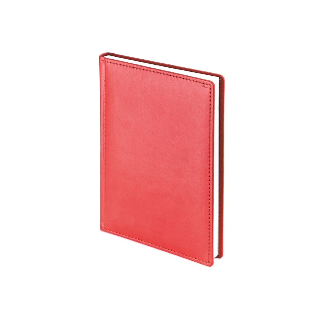 Ежедневник А5 датированный «Velvet» 2025, красный