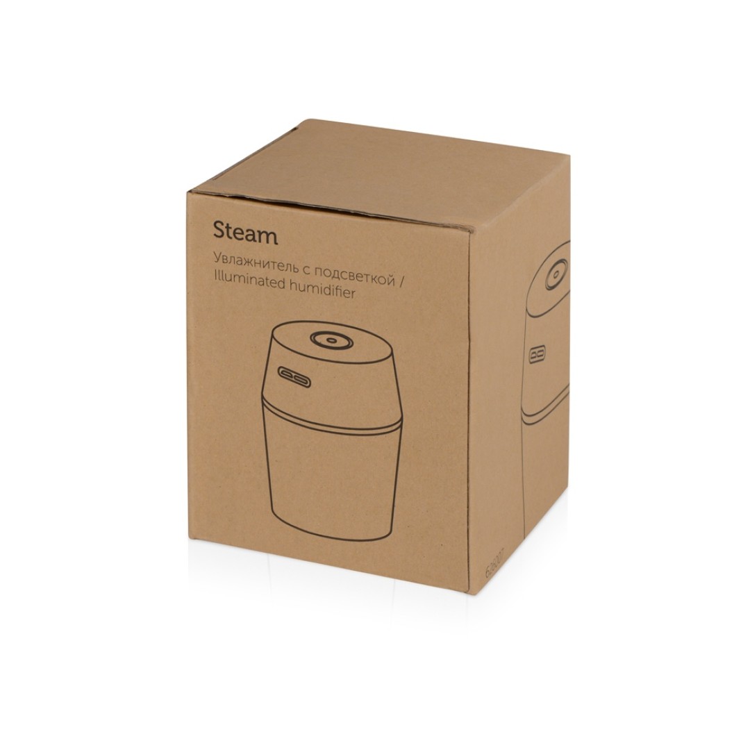 USB Увлажнитель воздуха с подсветкой «Steam», черный