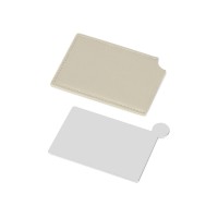 Зеркало в чехле "Style", серебристый/бежевый