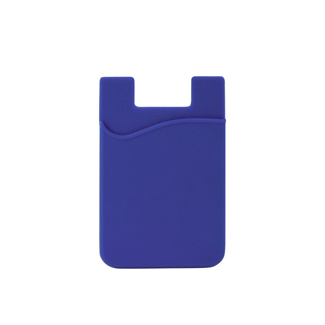 Картхолдер с креплением на телефон «Gummy», ярко-синий