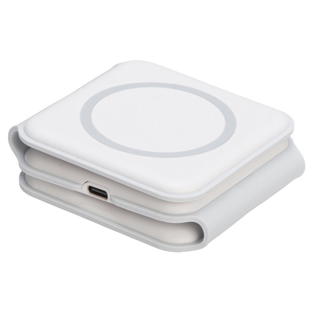 Беспроводное зарядное устройство 3-в-1 «Road», 15 Вт, белый