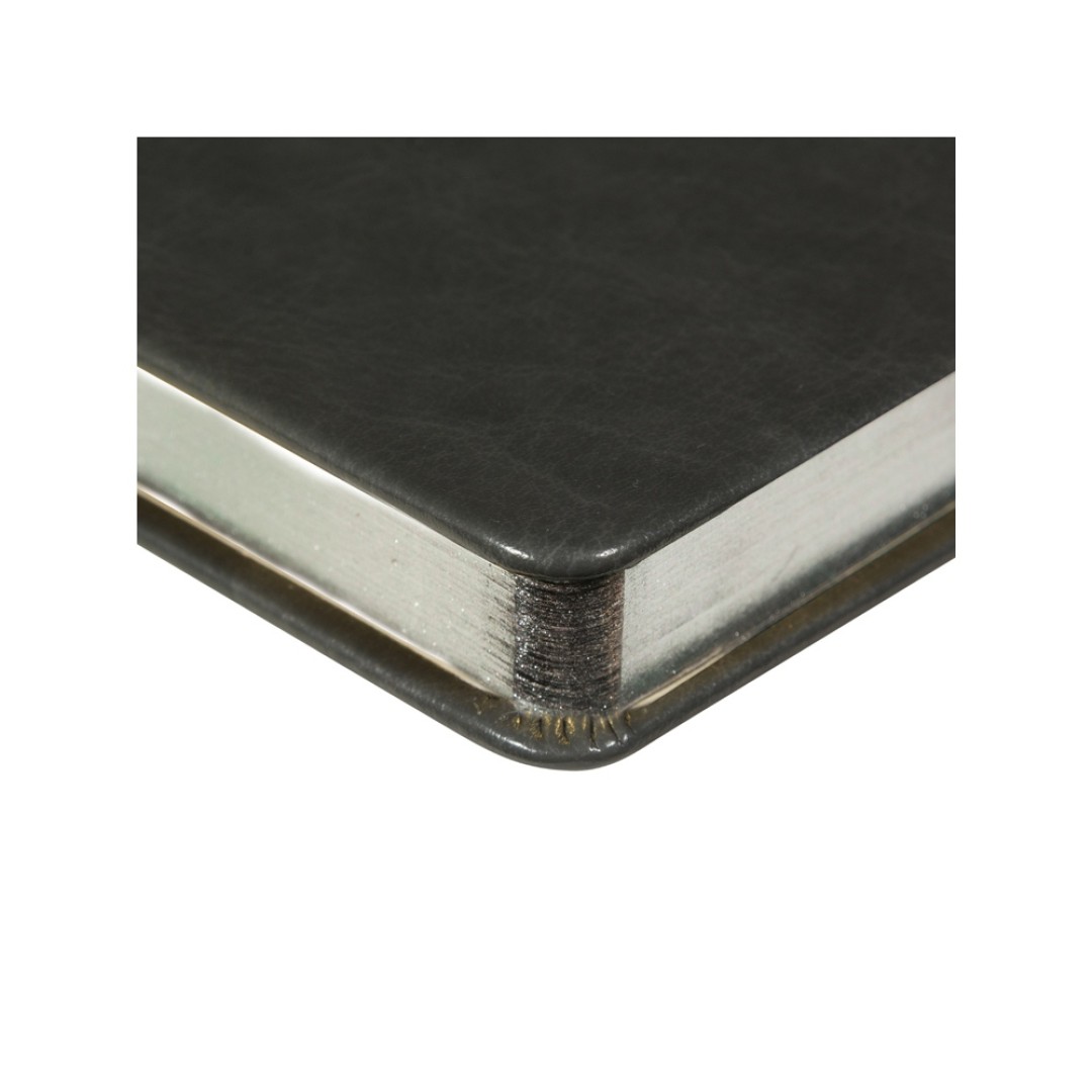 Ежедневник недатированный А5 "Megapolis Nebraska", серый с серебристым обрезом