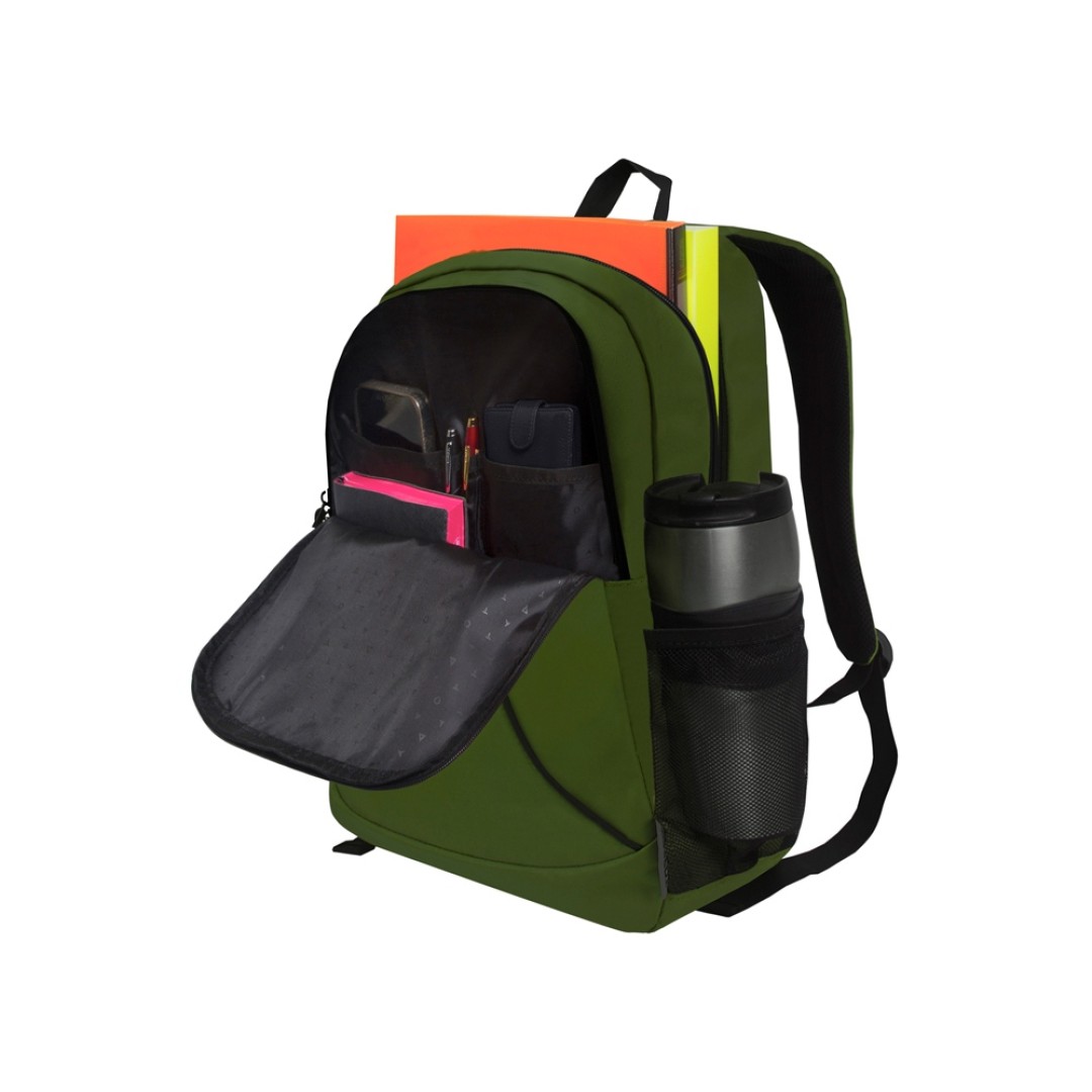 Рюкзак TORBER ROCKIT с отделением для ноутбука 15,6", зеленый, полиэстер 600D, 46 х 30 x 13 см