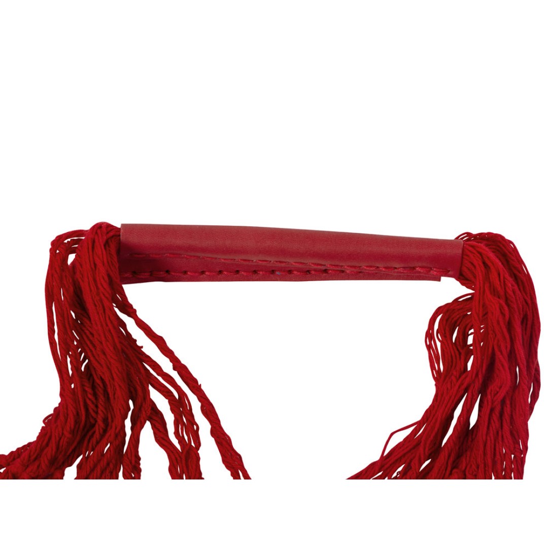 Авоська Dream М "old style" 15 литров с кожаными ручками, красный (1)