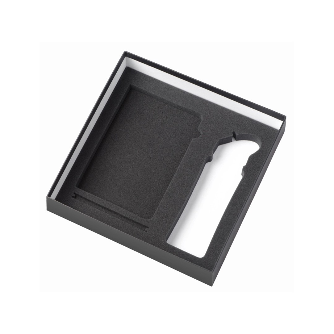 Подарочный набор с блокнотом С2, металлической ручкой и бутылкой для воды, красный