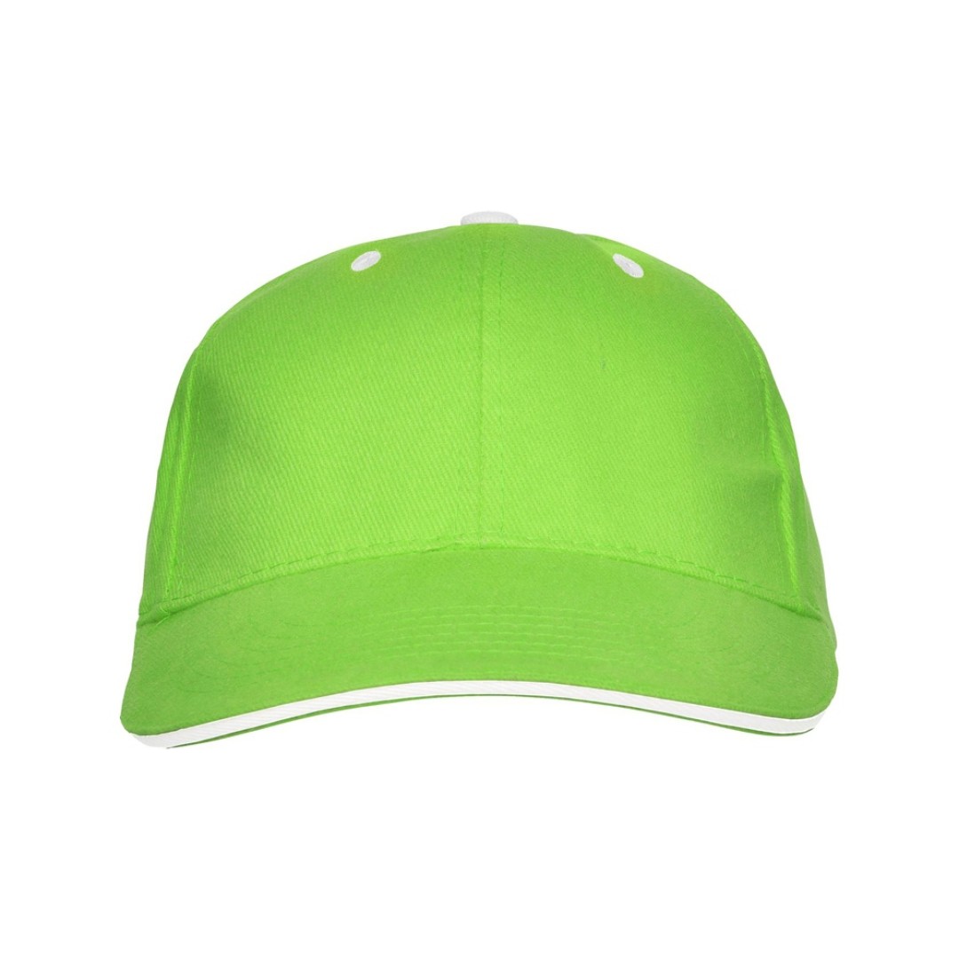 Бейсболка "Panel" унисекс, зеленое яблоко