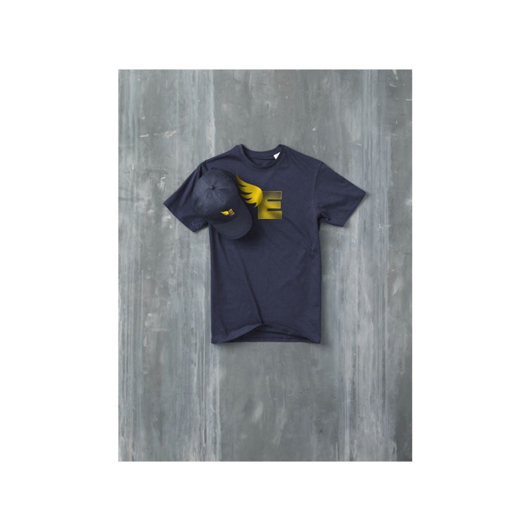 Мужская футболка Heros с коротким рукавом, темно-синий