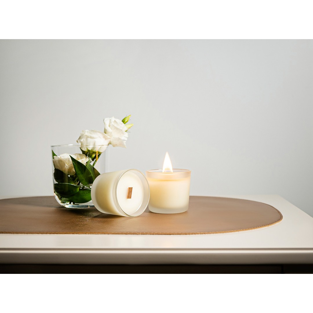 Набор для создания 2-х ароматических свечей: амбра и табак/маракуйя, сандал и пачули (без лого LM)