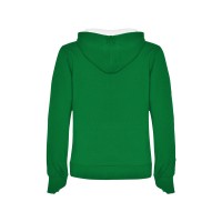 Толстовка с капюшоном "Urban" женская, зеленый/белый