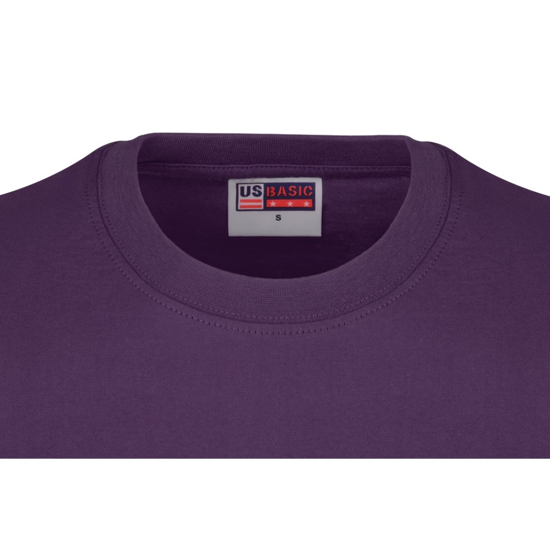 Футболка "Heavy Super Club" мужская, с боковыми швами, фиолетовый