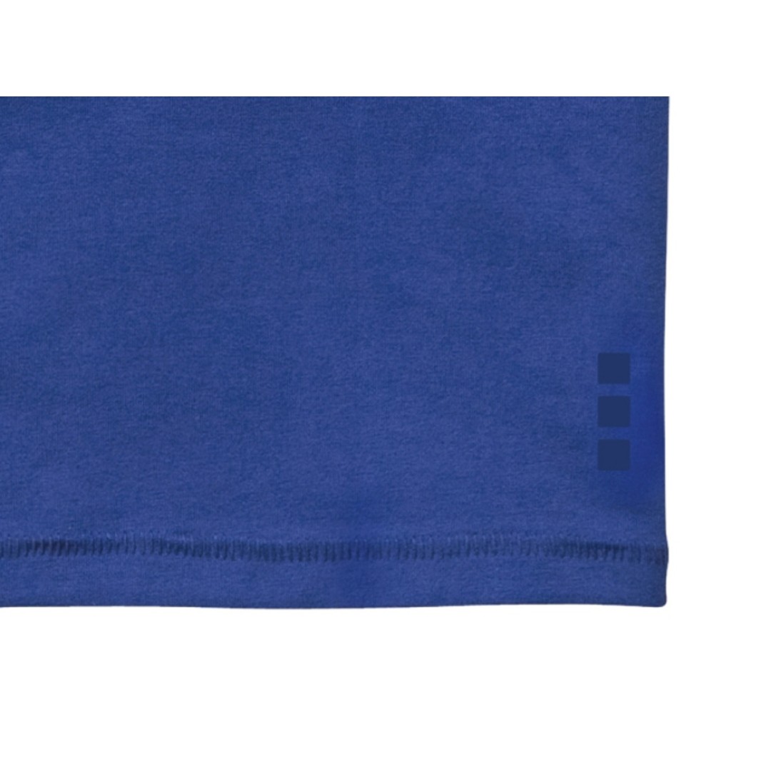 Ponoka женская футболка из органического хлопка, длинный рукав, синий