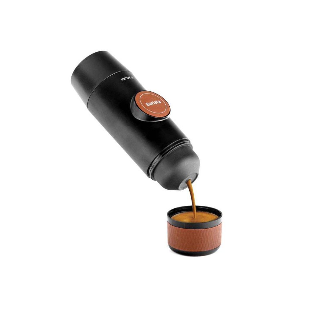 Портативная кофемашина Rombica Barista CTG-1 с логотипом Rombica (Р)
