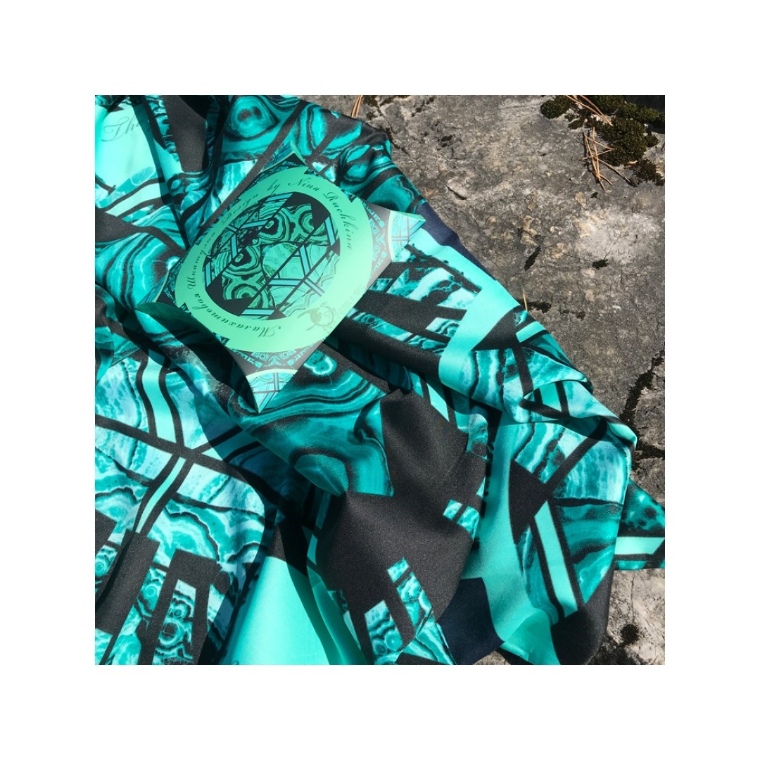 Платок «Малахитовая шкатулка»