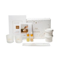 Набор для создания 2-х ароматических свечей: амбра и табак/маракуйя, сандал и пачули