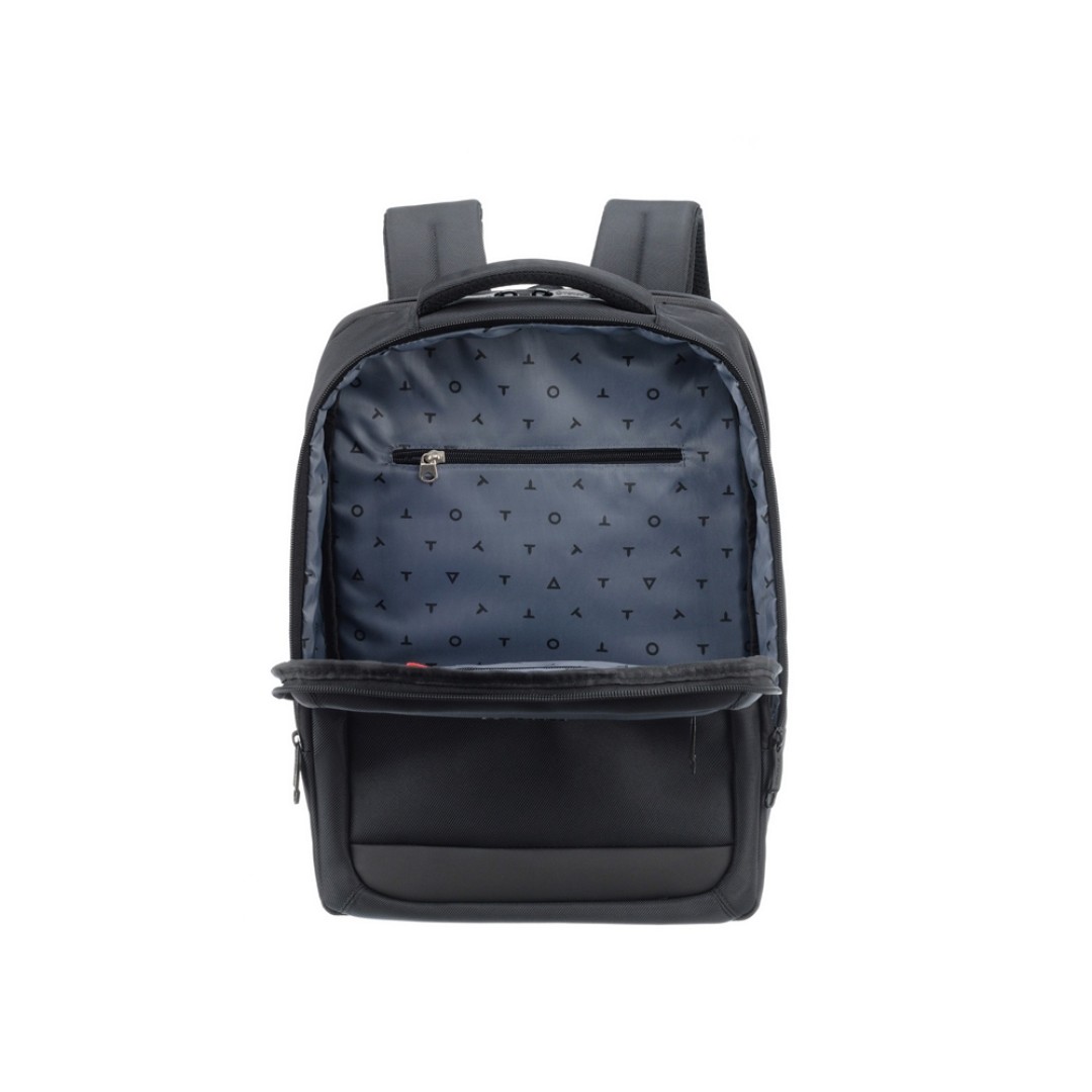 Рюкзак TORBER VOYAGE с отделением для ноутбука 17'', черный, полиэстер 900D, 31х17х44 см, 18 л