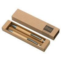 Набор ручка и механический карандаш "Tender bamboo", натуральный